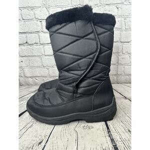 Mountain Warehouse Women’s ICE II Snow Boots With Fur Black Size 8